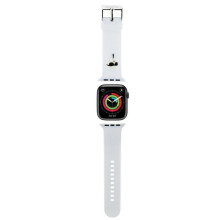 Apple Watch Armband 42 mm Karl Lagerfeld 3D Gummi Weiß