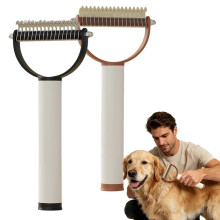 (2mix, -) 2 Pcs Double Sided Dematting Comb, Pet Grooming Tool 2mix