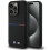 BMW iPhone 15 Pro BMW Silikone Mønster MagSafe Etui Sort 1