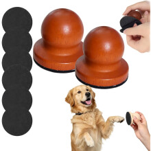 (2red, -) Silent Dog Nail File with 6 Pads, 2red Wooden Pet Care Board