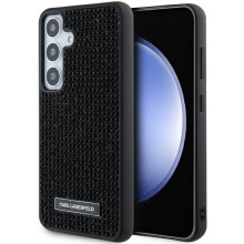 Custodia per Samsung Galaxy S24 Plus con strass Karl Lagerfeld, colore nero.