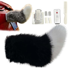 (#C, -) Remote Control Electric Cat Tail, Rechargeable Car Trunk Decor #e