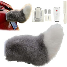 (#a, -) Remote Control Electric Cat Tail, Rechargeable Car Trunk Decor #e