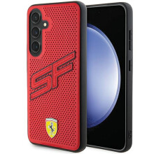 Funda rígida Ferrari roja para Samsung Galaxy S24