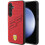 Ferrari Coque rigide Ferrari rouge perforée pour Samsung Galaxy S24 Plus 1