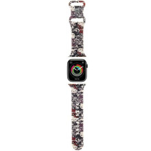 Apple Watch szíj 38 mm Hello Kitty szilikon graffiti bézs