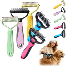 (5mix, -) 3mix Pet Grooming Double-Sided Brush, Deshedding Tool