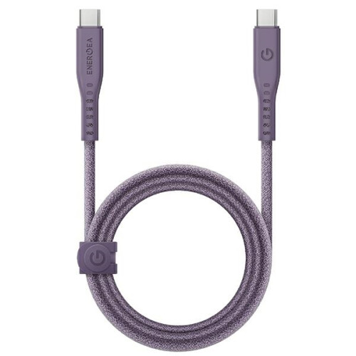 ENERGEA USB-C-Kabel 1,5 m Schnellladekabel Lila