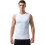 (White, 3X-Large) Débardeur V-boost, compression 1