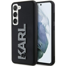 Custodia per Samsung Galaxy S24 Karl Lagerfeld 3D Glitter Nero