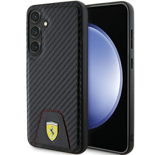 Ferrari Samsung Galaxy S24 Plus cover Ferrari kulstofsort