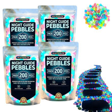 (800pcs, -) 800pcs Glow in The Dark Garden Stones, Luminous Decor