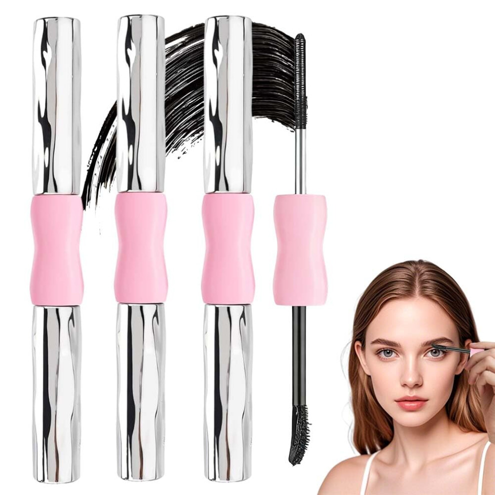 Oimg (Black 3Pcs, -) 2026 Long-Lasting 3D Curling Iron Mascara, Smudge Proof Black