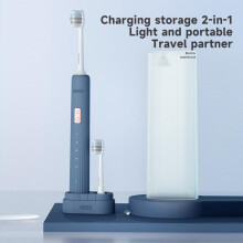 (Matches the image) Sonic Electric Toothbrush for Adults Lightweight Travel Companion Dupont Bristles IPX7 Waterproof Intelligent Timer
