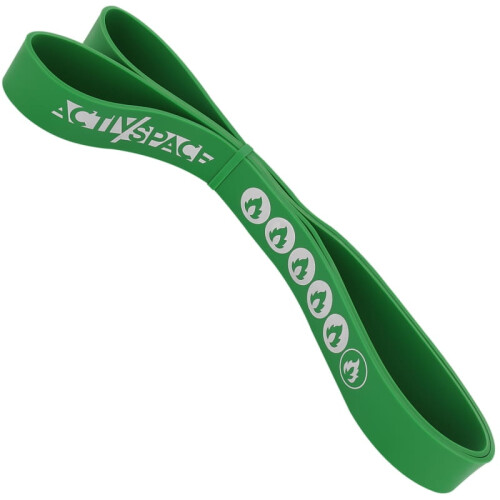 Gummibånd til pull-up øvelser - Power Band, grøn, latex