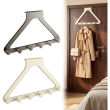 (Khaki+Beige, -) 2026 Over-the-Door Hanger Organizer, Heavy Duty Beige