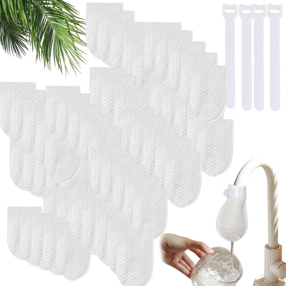 (100 Pcs, -) 40 Pcs Faucet Filter Cotton Bag, Water Sediment Filter 5437706649816