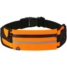 (Orange, -) Riñonera antirrobo invisible, impermeable