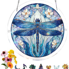 (F, -) Suncatcher puzzle acrílico 2026, A