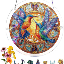 (#B, -) Suncatcher puzzle acrílico 2026, A