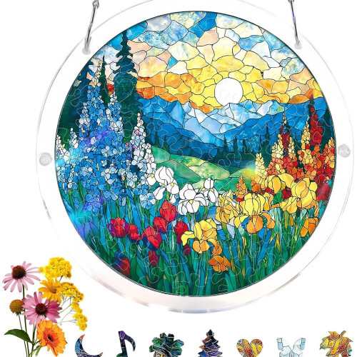 (H, -) Puzzle suncatcher colibri, A