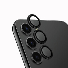 Samsung Galaxy S24 Plus UNIQ kameralencse-üveg applikátorral, fekete