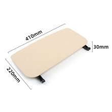 Car Back Panel Backrest Storage Pocket Cover for 5 6 7 Series G30 G38 2018-2023 G12 G32 Creamy-White