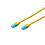 Patchkabel DIGITUS UTP kat. 5e 0,25m PVC gul 1