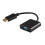 Savio CL-90 video cable adapter 0.2 m DisplayPort VGA (D-Sub) Black 1