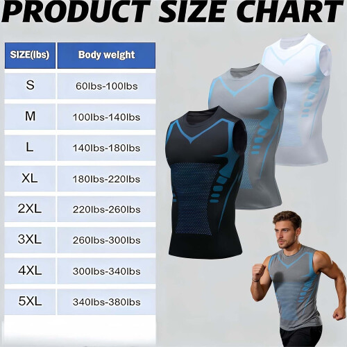 (2pcs-j, Small) Débardeur compression, homme, sport 2