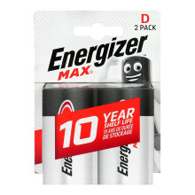 Energizer Max Alkaline D X 2 - S15275
