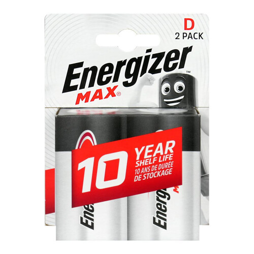 Energizer Energizer Max Alkaline D X 2 - S15275