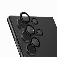 Samsung Galaxy S24 Ultra UNIQ alumínium fekete lencsevédő