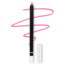 (Pink, -) 2025 2 in 1 Eyeliner & Eyebrow Pencil, Longwear Light Brown