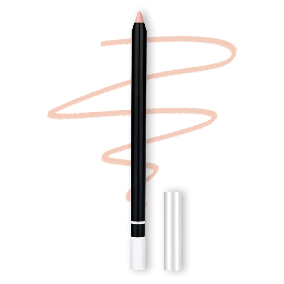 Oimg (Light Pink, -) 2025 2 In 1 Eyeliner & Eyebrow Pencil, Longwear Light Brown