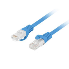 Patchkabel Lanberg UTP Kat. 6 0,25 m LSZH CU Fluke bestanden blau