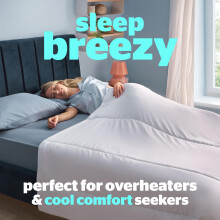 Silentnight Summer Breeze 45 Tog Double Duvet Lightweight Low Tog Cooler S