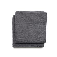 Brabantia 118029 Microfibre Cleaning Cloths x 2 Machine Washable Dark Grey