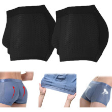 (2pcs, XX-Large) Pánské prodyšné spodní prádlo z nylonu Ice Silk, bezešvé boky