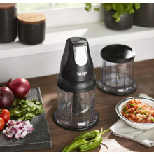 Ninja Express Chop Mini Herb  Vegetable Chopper Chops Minces  Purees to Mak