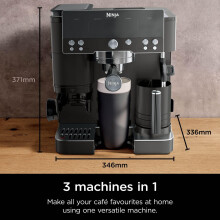 Ninja Luxe Premier 3in1 Coffee Machine Latte Cappuccino Cold Brew  Espresso