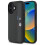 BMW Coque pour iPhone 16 BMW M perforée tricolore anthracite 1