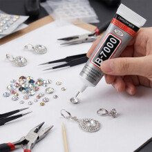 B7000 Glue Clear with Precision Tip 3Pcs 15ml B7000 Glues Bedazzling Glue f