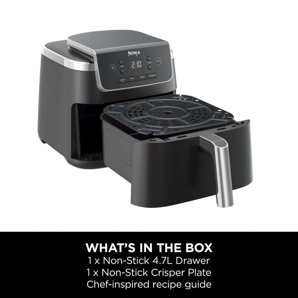 Ninja Air Fryer Pro 47L Single Drawer 4In1 Air Fry Roast Reheat Dehydrate C