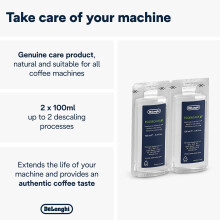 DeLonghi EcoDecalk Mini Descaler DLSC200 2 Decalcification Doses Coffee Mac