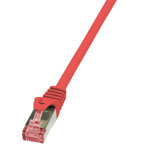 LogiLink CQ2034S CAT.6 S/FTP patchkabel 1m, rød