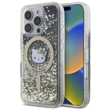 Hello Kitty folyékony csillámporos MagSafe tok iPhone 16 Próhoz