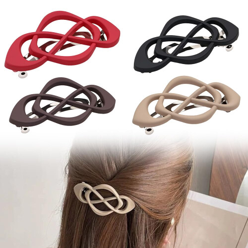 (N, -) 4 pinces cheveux, H