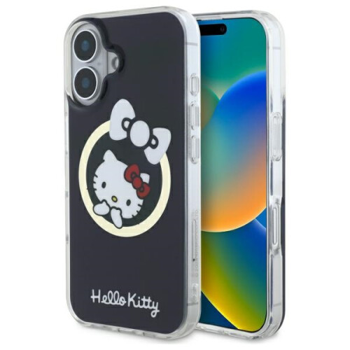 Hello Kitty iPhone 16 Hello Kitty Magsafe Hardcover 6,1" Sort