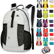 (Gray, -) 25L Foldable Waterproof Backpack, Lightweight Travel Daypack